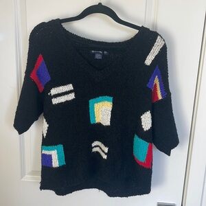 vintage short sleeve sweater